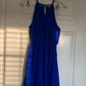 Royal Blue Mini Dress